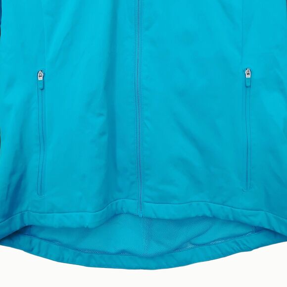 Nike Golf Hooded Jacket Womens Small Blue Mesh Lined Full Zip Activewear - Picture 4 of 11